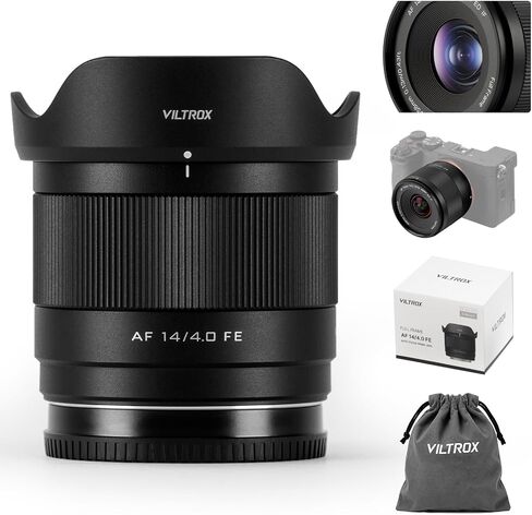 VILTROX 20mm F2.8 FE Full Frame Sony E Mount Auto Focus Wide Angle STM Lens Compatible with Sony E Mount Cameras Prime Lens ZV-E10/ZV-E10 II/ZV-E10M2/ A6700/A6400/A7/A7IV/A7R/A7S/A7C/FX3/A9/A7 in Kuwait