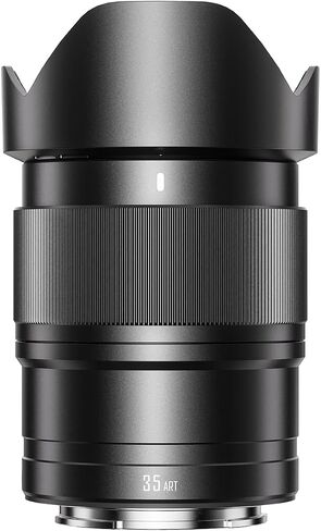 YONGNUO 35MM F1.8 E Mount Lens, STM Auto Focus Prime Lens, f/1.8 Lens for Sony E Mount APS-C Mirrorless Cameras ZV-E10 A6000 Series Ideal for Vlog Portrait Street Photography in Kuwait
