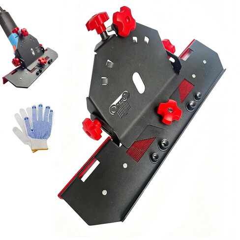 45° Tile Chamfer Jig for 4.5" & 5" Angle Grinders, Heavy Duty Tile Bevel Cutting Tool with Gloves | Comes with anti-slip protective gloves in Kuwait