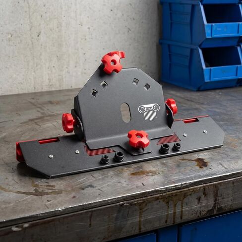 45° Tile Chamfer Jig for 4.5" & 5" Angle Grinders, Heavy Duty Tile Bevel Cutting Tool with Gloves | Comes with anti-slip protective gloves in Kuwait