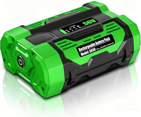 5.0Ah Replacement Battery for EGO 56V Power+ Tools, 5000mAh NIMH Battery Compatible with BA2800 BA1400 BA4200, ST1502LB, CS1604, LB4800 LB6504 LB5804 HT2400 and 90+ More(Green) in Kuwait