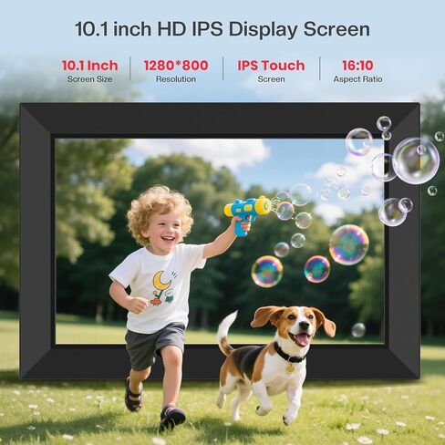 XElectron 15.6 Inch Large Digital Picture Frame, WiFi Digital Photo Frame with 32GB Storage and SD Card Slot/USB Port, Free Storage, 1920x1080 IPS FHD Touch Screen - Gift for Friends and Family in Kuwait