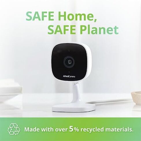 AlfredCam Indoor Wireless Security Camera, 1080P, 24/7 Continuous Recording | Baby/Pet/Nanny Cam, Motion Detection, Night Vision, Two-Way Audio, No Subscription, Quick Setup, Phone as Monitor in Kuwait