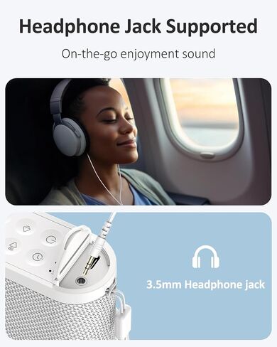 Portable Sound Machine White Noise Machine for Adults, Baby Sleeping & Travel: Super Long-Lasting & Rechargeable Battery, Headphone Jack, 21 Sounds - Noise Canceling for Office Privacy, Home, Gift in Kuwait