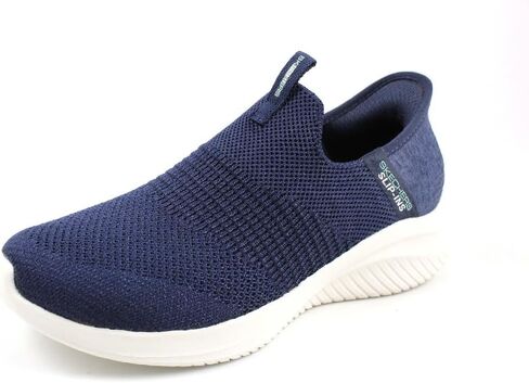 Skechers Women's Hands Free Slip Ins Ultra Flex 3.0 Smooth Step, Navy, 7.5 in Kuwait