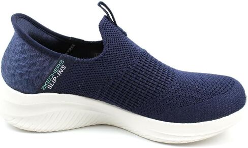 Skechers Women's Hands Free Slip Ins Ultra Flex 3.0 Smooth Step, Navy, 7.5 in Kuwait
