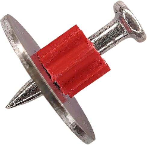 1-1/4" Powder Actuated Fasteners, Drive Pins with 1" Washer, PW125, 100pcs/pack in Saudi Arabia