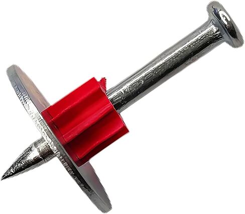 1-1/4" Powder Actuated Fasteners, Drive Pins with 1" Washer, PW125, 100pcs/pack in Saudi Arabia