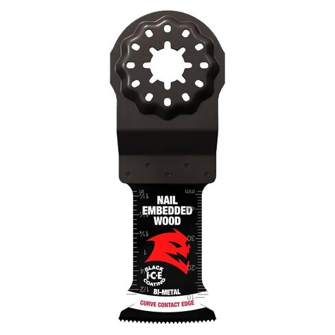 Diablo Amped Demo Demon Starlock Carbide Teeth Oscillating Blade - 10-Pack | For Nail-Embedded Wood - 1-1/4" Cutting Width, 1-3/4" Depth - DOS125CW10 in Kuwait