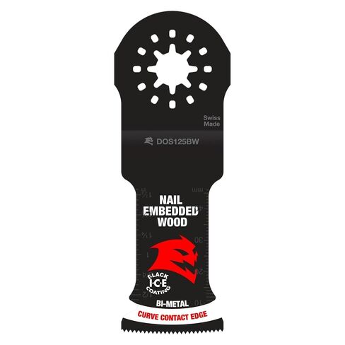 Diablo Demo Demon Starlock Bi-Metal Oscillating Blade - 3-Pack | 1-1/4" Width of Cut, 2" Cut Depth, Ideal for Clean Wood Applications - DOS125JBW3 in Kuwait