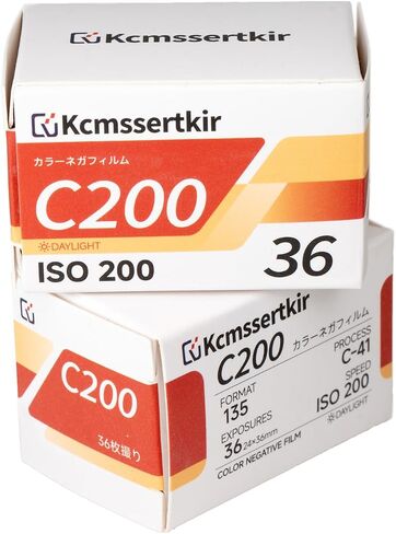 C200 Color Negative Film, ISO 200, 35mm 135 Format, 36 Exposures, Daylight Balanced, C-41 Process, for Analog Film Cameras in Kuwait