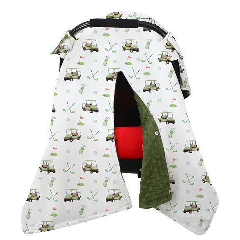 Honeydak Mallard Duck Car Seat Cover Baby Carseat Covers Minky Infant Nursing Canopy Breastfeeding Blankets Peekaboo Opening Mallard Duck Stroller Stuff for Newborn Baby Boy Girl, 27.5 x 39 Inch in Kuwait
