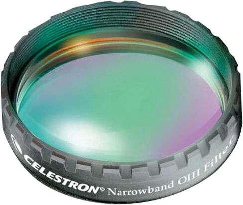 Celestron Oxygen III Narrowband Specialized Filter for Telescopes – 2" | Enhances Planetary & Emission Nebulae, Isolates Oxygen III Emission, High Transmission Coatings, Visual Observing in Kuwait