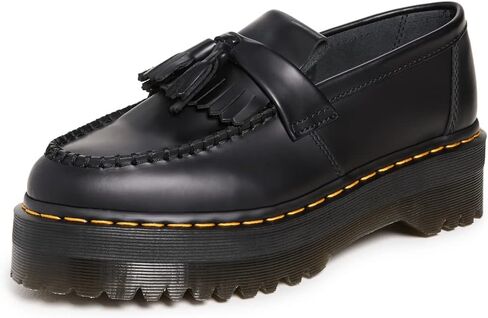 Dr. Martens Unisex Adrian Quad Leather Platform Loafers in Kuwait