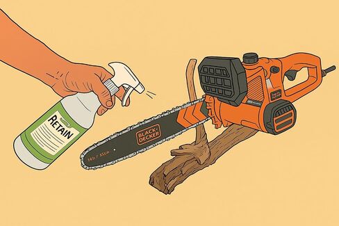 RETAIN Organic Garden Tool Cleaner & Lubricant, 32 oz. Spray – Plant Based, WSDA Certified Organic, Rust Prevention for Pruning Shears & Saws in Kuwait