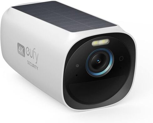 eufy Security eufyCam S330 (eufyCam 3), Add-On Camera, 4K Solar (Renewed) | Integrated Solar Panel, AI Face Recognition, Spotlight, Built-in 16GB Storage, No Monthly Fee, Outdoor Wireless in Kuwait