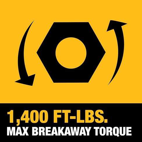 DEWALT DCF900BR 20V MAX XR Brushless High Torque Lithium-Ion 1/2 in. Cordless Impact Wrench with Hog Ring Anvil (Tool Only) (Renewed) in Kuwait