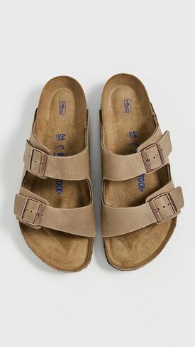 Birkenstock Arizona Soft Footbed Birkibuc Sandal,Tobacco Oiled Leather,42 M EU/11-11.5 B(M) US Women/9-9.5 B(M) US Men in Kuwait