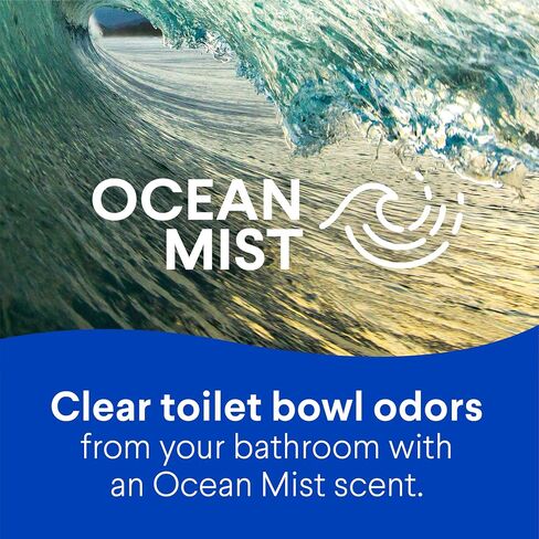 Clorox Toilet Bowl Cleaner Clinging Bleach Gel, Kills 99.9% of Bacteria and Viruses, Ocean Mist, 24 Fl Oz, Pack of 2 in Kuwait