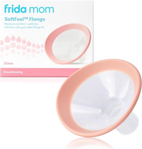 2-in-1 Manual + Silicone Suction Breast Pump SoftFeel Flange 21mm in Kuwait
