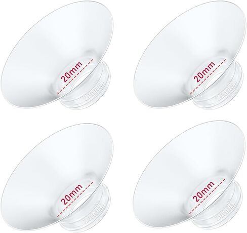 4PC Flange Insert 15mm Compatible with Momcozy M5/M6/M9/S12 Pro/V1 Pro/V1 Pro Breast Pump, Fit for Eufy/Elvie/Medela/Spectra/Lansinoh/NCVI/Lansinoh/TSRETE with 24mm Flange/Shield Breast Pump in Kuwait
