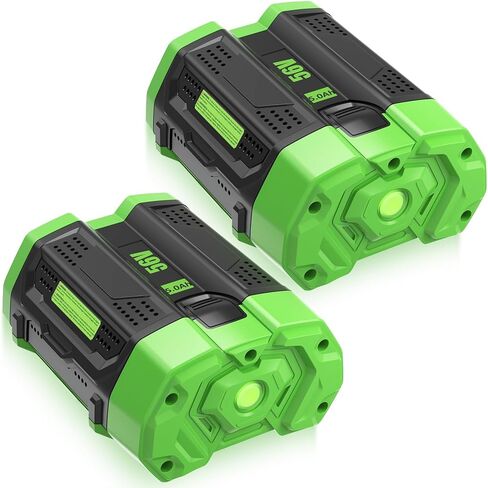2 Pack Upgrade 5000mAh BA2800 Replacement for EGO Batterty Lithium ion | Compatible with EGO 56 Volt Battery BA4200 CS1604 CS1804 CS1403 HT2400 LB6504 LB5804 LB6500 LB4800 Cordless Tool (Green) in Saudi Arabia