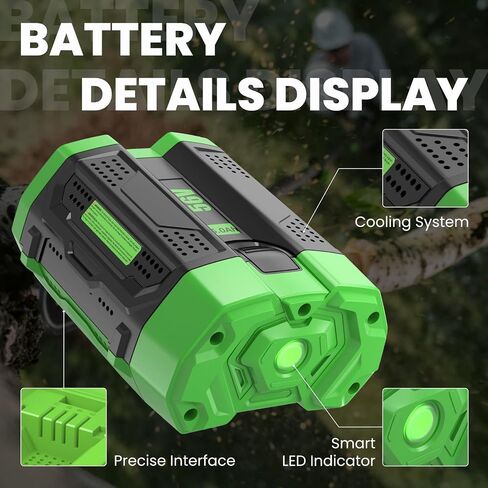 2 Pack Upgrade 5000mAh BA2800 Replacement for EGO Batterty Lithium ion | Compatible with EGO 56 Volt Battery BA4200 CS1604 CS1804 CS1403 HT2400 LB6504 LB5804 LB6500 LB4800 Cordless Tool (Green) in Saudi Arabia