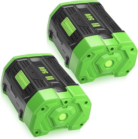 2 Pack Upgrade 5000mAh BA2800 Replacement for EGO Batterty Lithium ion | Compatible with EGO 56 Volt Battery BA4200 CS1604 CS1804 CS1403 HT2400 LB6504 LB5804 LB6500 LB4800 Cordless Tool (Green) in Saudi Arabia