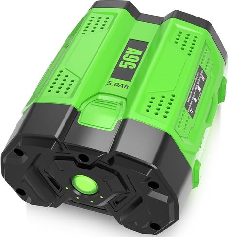2 Pack Upgrade 5000mAh BA2800 Replacement for EGO Batterty Lithium ion | Compatible with EGO 56 Volt Battery BA4200 CS1604 CS1804 CS1403 HT2400 LB6504 LB5804 LB6500 LB4800 Cordless Tool (Green) in Saudi Arabia