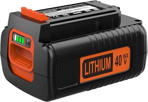 LCS36 LCS40 40V Charger Replacement for Black and Decker 40V Lithium Battery LBX1540 LBX2040 LBX2540 LBXR36 LBXR2036 Replaces Black and Decker 40V Battery Charger | Compact, Portable, Fast Charging, Efficient in Saudi Arabia