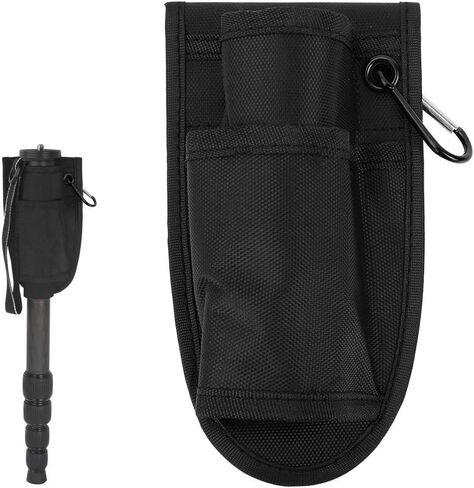 Portable Waist Bag Pouch Case Pack for Supporting DSLR Camera Monopod Tripod Black in Kuwait