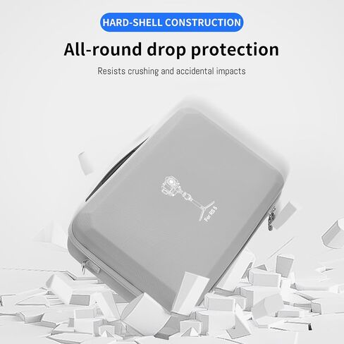 Carrying Case For DJI RS 5 Accessory, Portable Travel Shoulder Storage Bag | for RS 5 Gimbal Stabilizer, quick-release plates, tripod Travel Outdoor Vlogging Accessories (PU Leather Case Only) in Kuwait