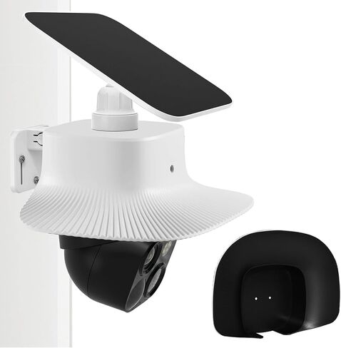 UV Rain Cover Compatible with Eufy SoloCam S340, Outdoor Solar Camera Cover, Weatherproof Camera Protector, Anti Glare, 1Pack (No Cam) in Kuwait