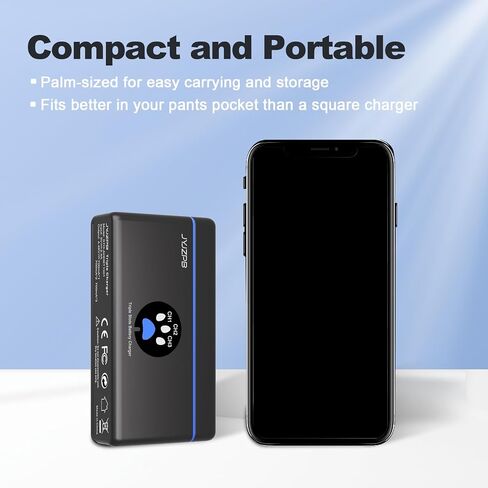 JYJZPB Hero 13 Battery for GoPro Hero 13 Black Camera | 2-Pack Enduro Hero 13 Batteries and 3-Channel Upgraded Type-C Fast Charger - 2200mAh in Kuwait