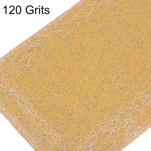 HARFINGTON 50pcs Micro Sander Paper 120 Grit 3.5x1.2 Inch Mini Sanding Sheets Strips Hook Loop Sandpapers for Wood Metal Small Projects Tight Spaces Polish Work in Kuwait
