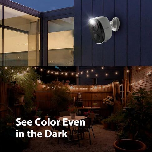 Zmodo Outdoor Wireless Security Camera -Wire-Free, Rechargeable, Battery Powered Indoor Camera 100-degree view,Night Vision, Motion Detection,2-Way Audio, IP65 Waterproof, Cloud/SD Storage,Alexa-Ready in Kuwait