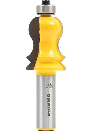 YONICO Router Bits Crown Cap Molding Set Elaborate 2 Bit 1/2-Inch Shank 16214 in Saudi Arabia