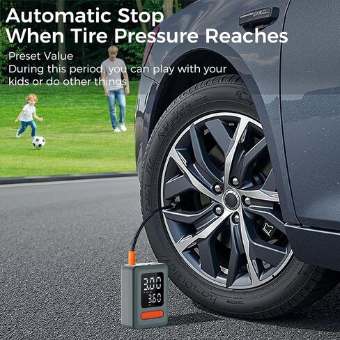 ApexNexus Tire Inflator Portable Air Compressor & Car Jump Starter (C9) in Kuwait