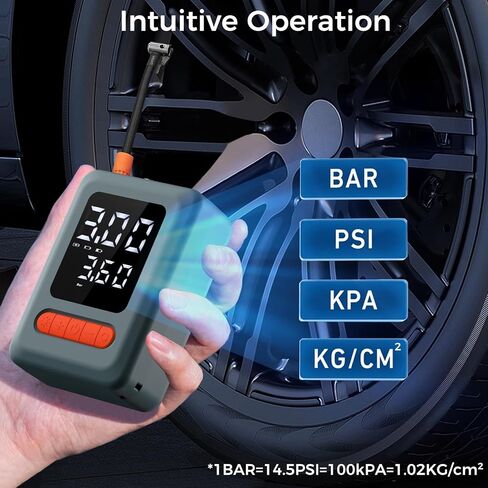 ApexNexus Tire Inflator Portable Air Compressor & Car Jump Starter (C9) in Kuwait
