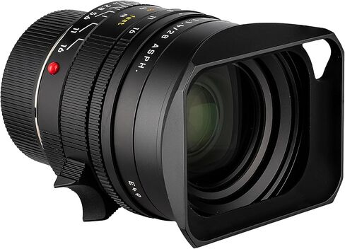 Leica Summilux-M 28mm f/1.4 ASPH. Lens (Black) Professional Wide-Angle Prime M-Mount for Low-Light, Street, Architecture, Travel & Documentary Photography (11668) + Sling Backpack + More in Kuwait
