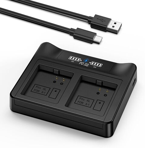 18W PD Fast Charging Station for Arlo Pro & Pro 2 Camera Batteries | Dual Battery Charging Station,LCD Display,PD Fast Charge,Safe Overcharge Protection,for Home Security Camera in Kuwait