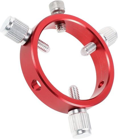 GANAZONO Astrophotography High Precision Alignment and Secure Mounting Guiding Ring with 6 Hole Adjustable Design, Aluminum Alloy Telescope Guide Bracket for Compatible with 30-50mm Guide in Kuwait