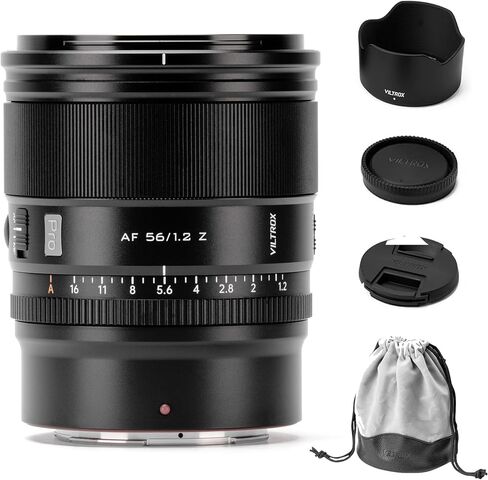 VILTROX AF 85mm f/1.4 Full Frame Lens for Nikon Z, AF 85mm f/1.4 Full Frame Auto Focus Camera Lens with Nikon Z Mount Cameras Zfc Z50 Z5 Z6 Z7 Z8 Z9 Z in Kuwait