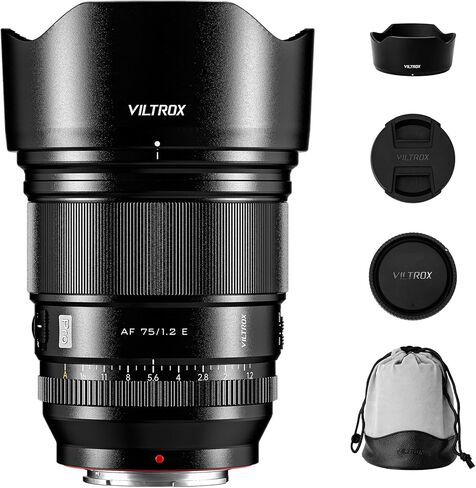 VILTROX AF 85mm F1.8 II FE Lens for Sony E Mount, f/1.8 Large Aperture Portrait Full Frame Lens with STM Motor for Sony E-Mount Camera a7IV a7CII a7RV a7S III ZV-E10 II ZV-E10 a6700 a6400 a7iii a9 A1 in Kuwait
