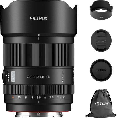 VILTROX AF 85mm F1.8 II FE Lens for Sony E Mount, f/1.8 Large Aperture Portrait Full Frame Lens with STM Motor for Sony E-Mount Camera a7IV a7CII a7RV a7S III ZV-E10 II ZV-E10 a6700 a6400 a7iii a9 A1 in Kuwait