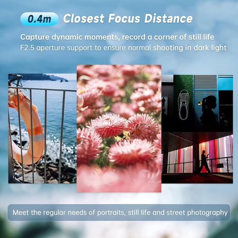 7artisans AF 40mm F2.5 Full-Frame Auto Lens for Sony E-Mount Cameras (90g, Black) | Ultra-Compact Prime Lens with 9-Blade Aperture,Fast Autofocus,Ideal for Vlogging Street Photography and Video in Kuwait