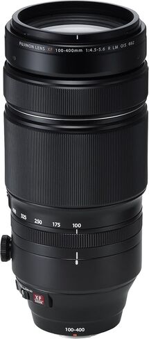 Fujifilm XF 100-400mm f/4.5-5.6 R LM OIS WR Lens - Black, Telephoto, Zoom, Weather-Sealed, Robust Construction, X-Mount Lens/APS-C Format in Kuwait