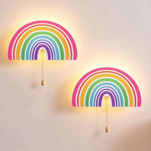 Nuanchu 2 Pcs Pink Bow Night Light for Girls Cute Floating LED Lamp for Kids Nursery Room Decor Battery or USB Operated Night Light for Wall Bedroom Table Office Home Decorations in Kuwait