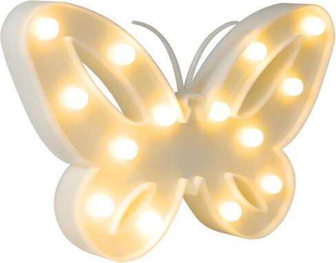 Night Light for Kids, Butterfly LED Lamps for Boys and Girls Bedroom Desk Wall Decor, Kawaii Beside Nursery Nightlight, Cute Stuff Light Gifts for Breastfeeding Toddler Baby (Multi-Shape) | Kids Bedroom Desk Wall Decor, Kawaii Beside Nursery Nightlight, C in Kuwait