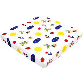 Cloele Round Crib Sheet,42 X 42in, Microfiber White Space Fitted Sheet | Fitted Sheet for 42 X 42 Mattresses,Ultra Soft Unisex Round Fitted Sheet for Baby Boys Girls in Kuwait